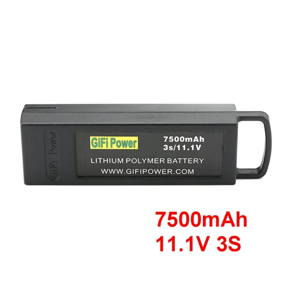 7500mAh 11 1 V 3S Flight Lipo батарея большой емкости Drone запасная для Yuneec Q500 4K Typhoon RC