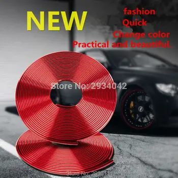 

8m car-styling upgrade plating contour decorative adhesive paste accessories for Land Rover discovery 2 3 4 freelander 1 2