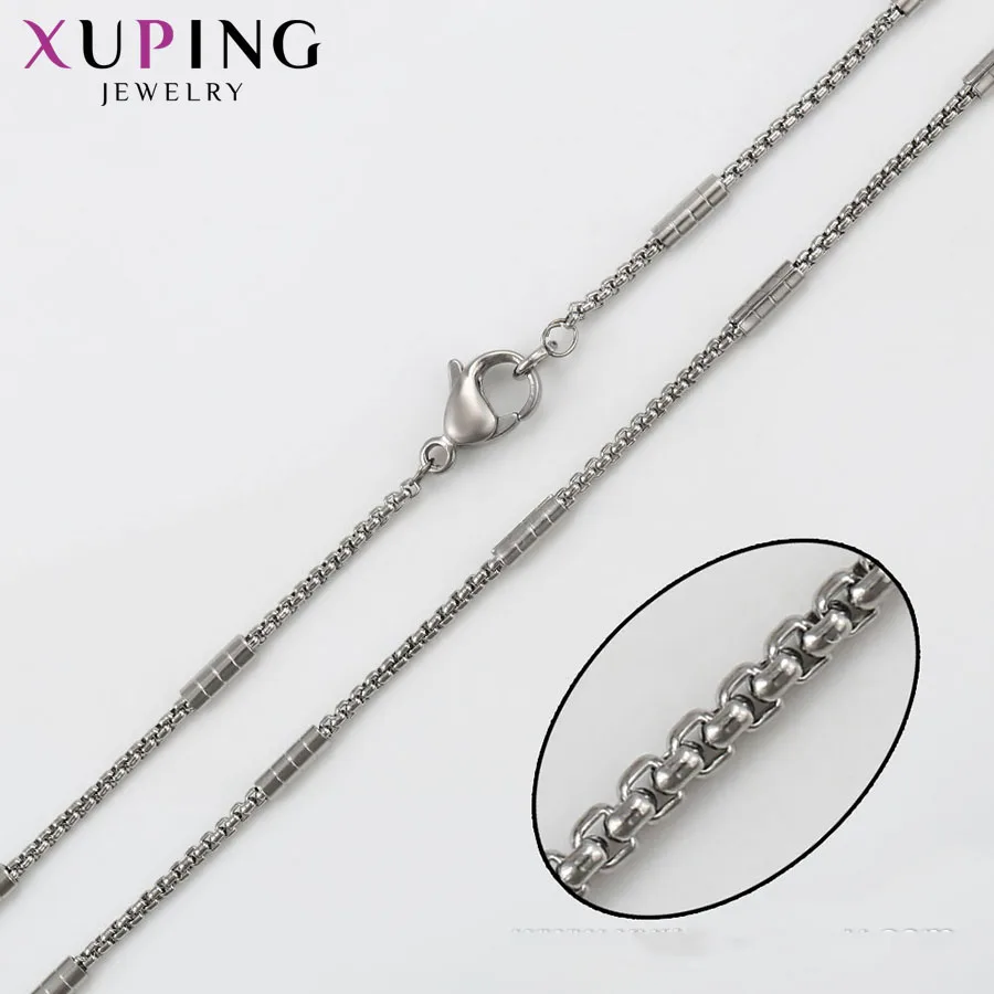 11 предложения цепные ожерелья Xuping женские мужские ювелирные изделия из