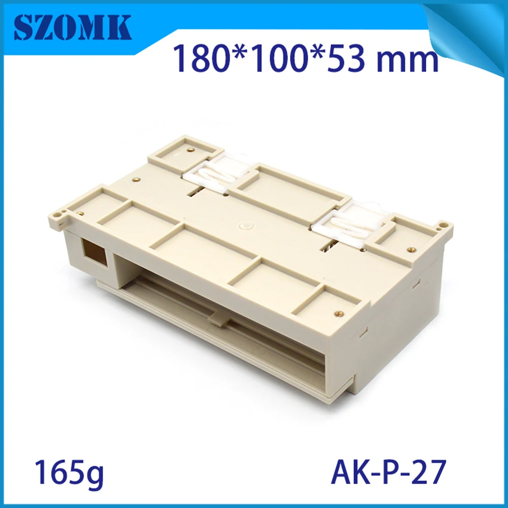 АБС-пластик на din-рейку, распределительная коробка для промышленного проекта 180x100x53 мм, клеммный блок на din-рейку, корпуса из АБС-пластика szomk