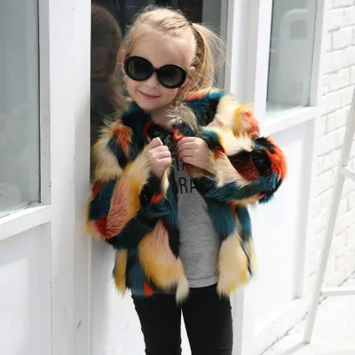 

Free Shipping Fashion Faux Fur Coat MT0815