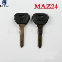CHKJ 10 шт./лот Замена маз24 Выгравированная линия ключ для Mazda 3 Haima Заготовка ключа замка зажигания автомобиля Слесарные Инструменты