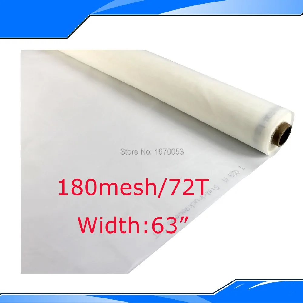 

Fast shipping 5 yards/ metters 180M 72T polyester silk screen printing mesh