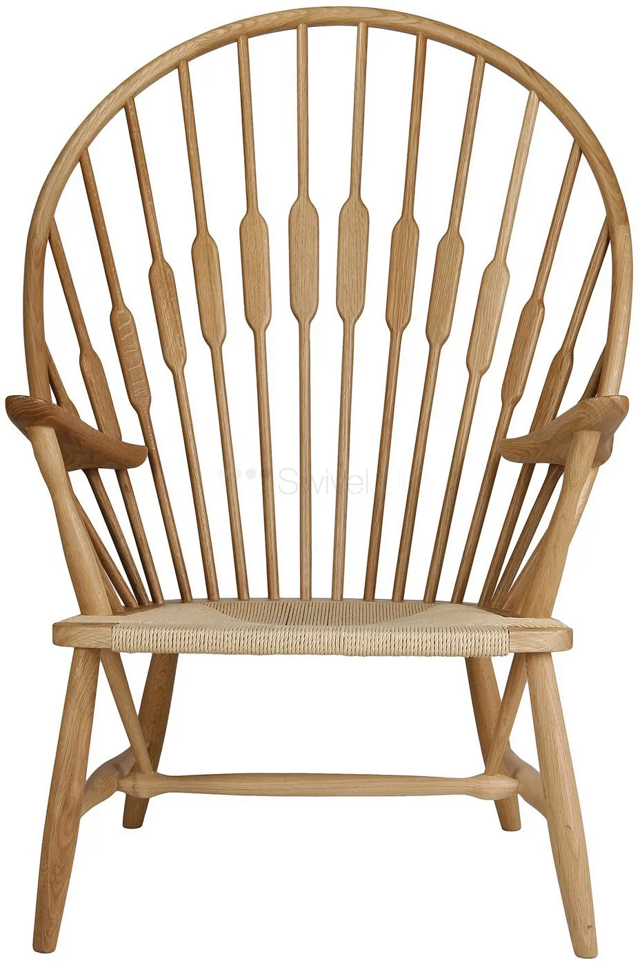 плетеное кресло павлиний хвост