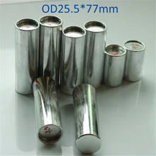 50 Pieces OD25.5*77mm Dental Materials Aluminum Cartridge Tube K1/K2/K3 Valplast Acrylic Flexible Resin