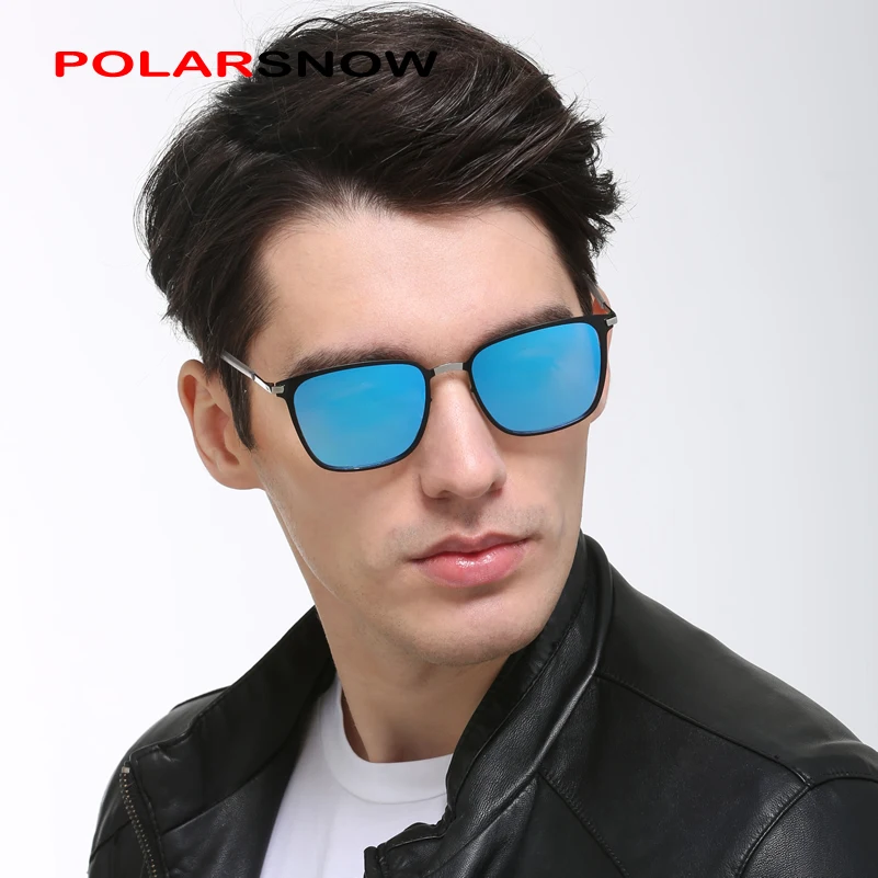 

POLARSNOW Top Quality Mens Polarized Sunglasses Metal Frame 2019 New Vintage Men Driving Sun Glasses Goggle De Sol P0864