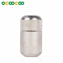 OCOOCOO SB009 обновления личности резные с встроенной функцией спуска затвора держатели для тату-машинок Non-slip трубка рукоятки машинки для татуировок Нержавеющая сталь держатель для инструментов для нанесения татуировки-Серебристый