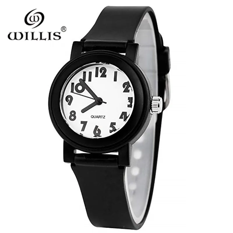 Уиллис известный бренд детские часы девушка часы браслет часы ребенок электронные здоровый материал резинкой детские часы