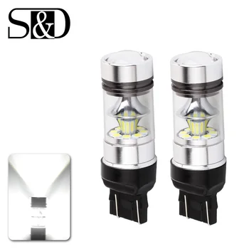 

7443 W21/5W 1200LM 992 LED Bulb Car Fog Light Tail Driving Lamp DRL Daytime Running Reverse 100W 6000K White 3030 20SMD 12V-24V