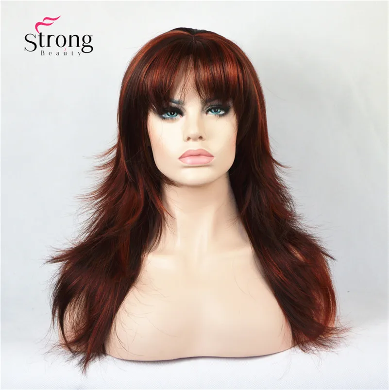 2862#33H350 Auburn mix wig (2)