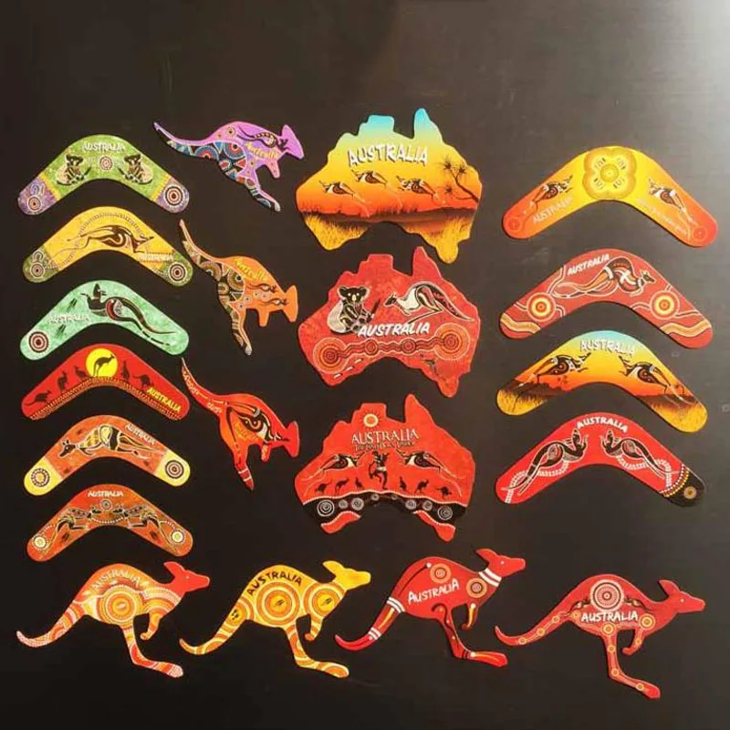 

1 Pc Creative fashion Silicone Australia Darts kangaroo Koala Fridge Magnet Souvenir Gift for Children home decor gift