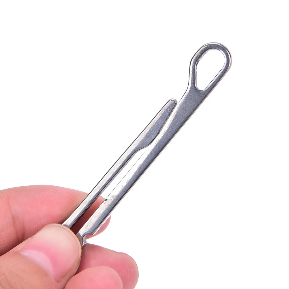 Key Chain Clip Carabiner Key Holder Clip Hook Stainless steel For Bag Camping Hiking Travling Survival 70*8*2.8mm