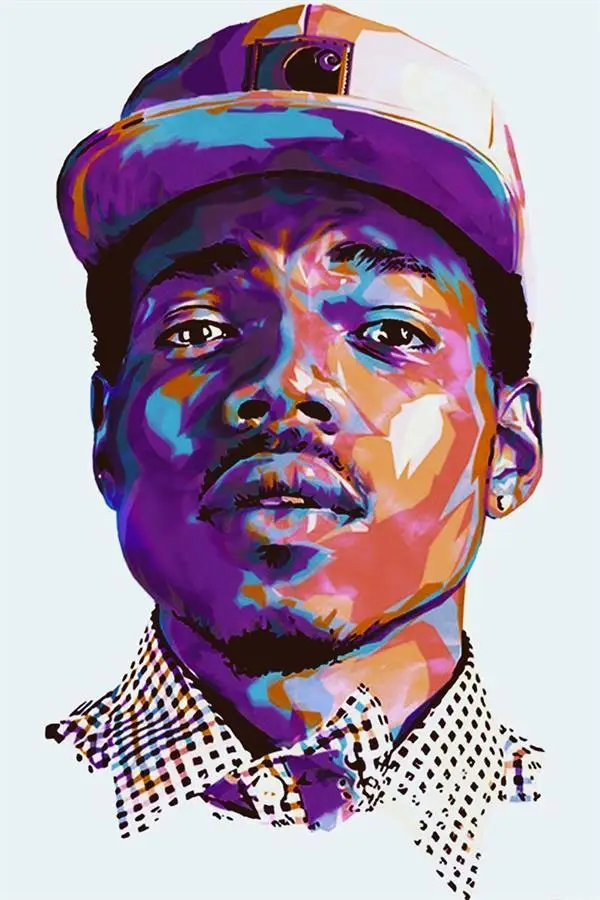 Custom Canvas Wall Decor Painting Chance the Rapper Poster Chance the