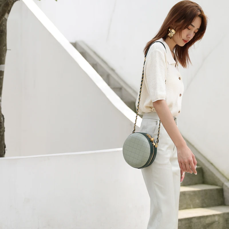 

LACATTURA Women Shoulder Bag 2019 Ladies Saddle Bags Designer Circolar Handbag Fashion Small Messenger Bag Crossbody for Young