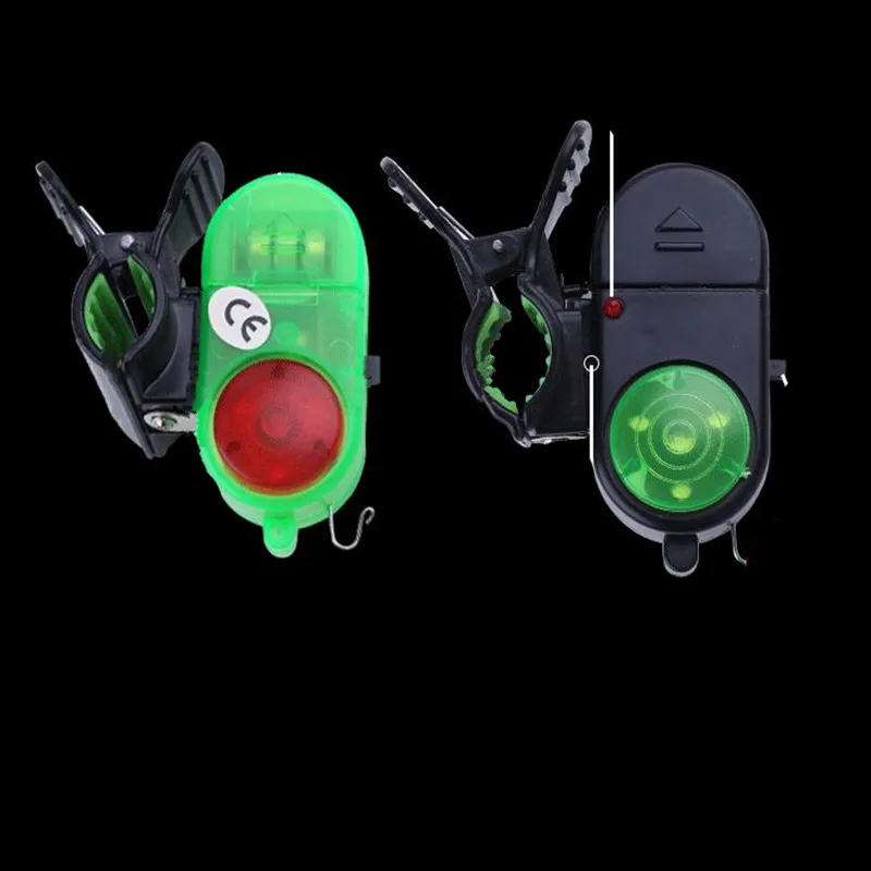 

Mini Fish Alert Bell Clip-On Waterproof Electronic Fishing Bait Alarm Smart Flash Fishing Bell Rod Angling Tackle with LED Light