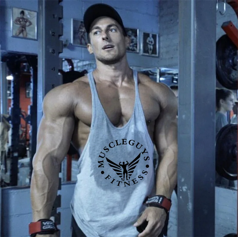 Мужская майка для спортзала без рукавов|men undershirt|men gym stringergym stringer |
