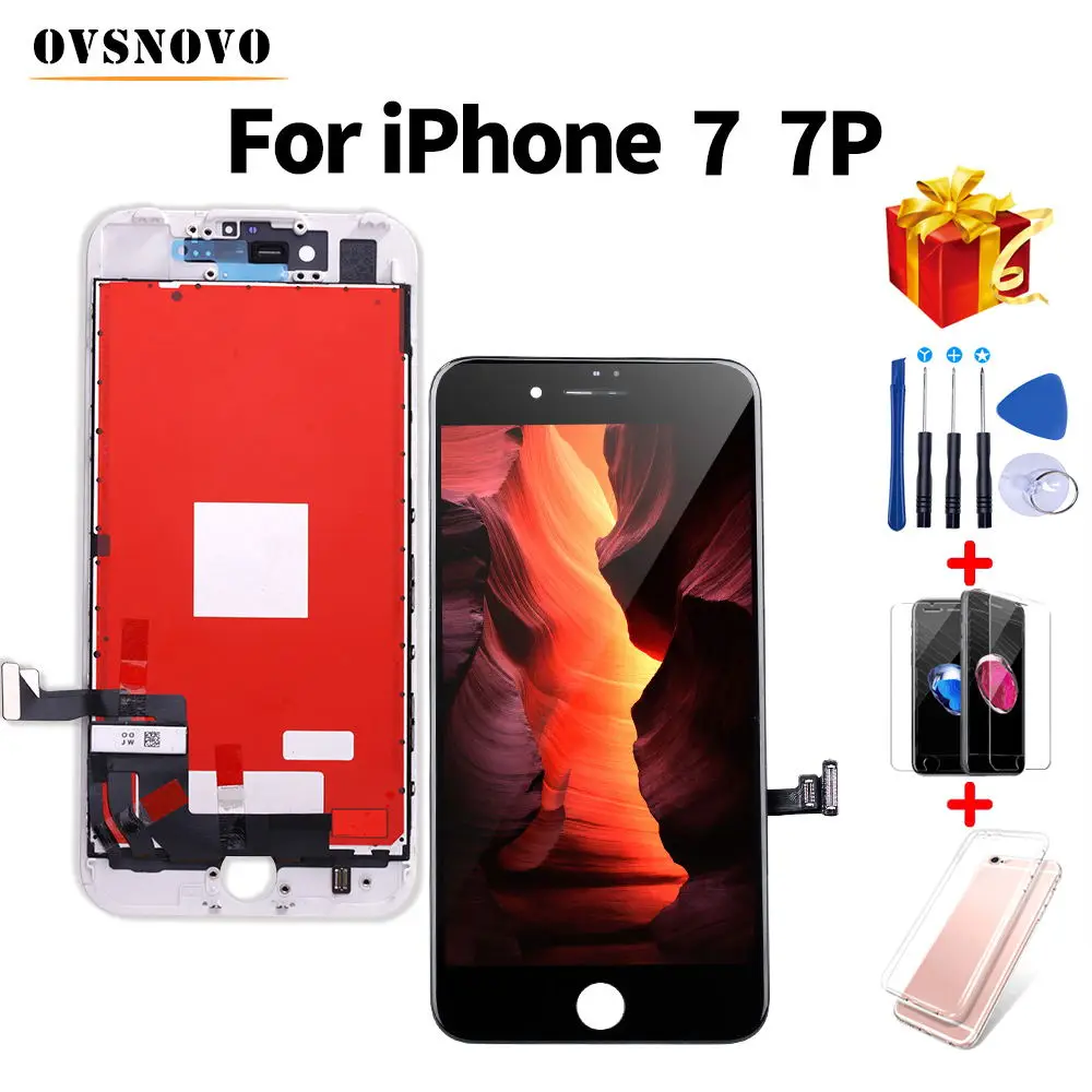 Сенсорный ЖК экран 3D для iPhone 7 Plus сменный дигитайзер в сборе 8 +