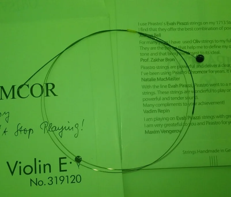 

E single string iolin string chrome steel string for 3/4 4/4 violin use