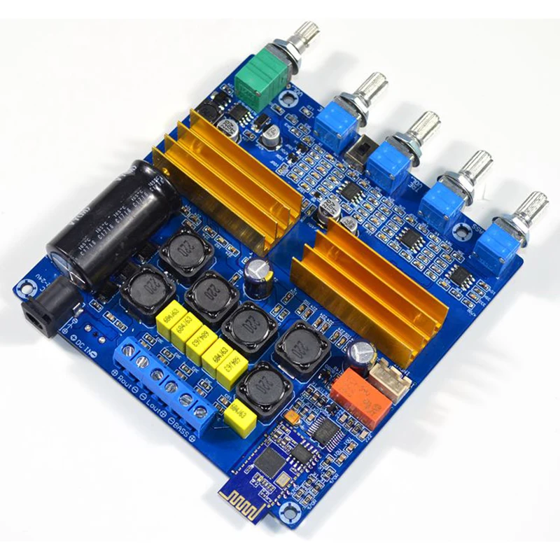 Lusya TPA3116 Bluetooth 5 0 QCC3003 усилитель 50 Вт * 2 + 100 1 цифровой аудио PCM5102 DAC DC24V T0154|Усилители