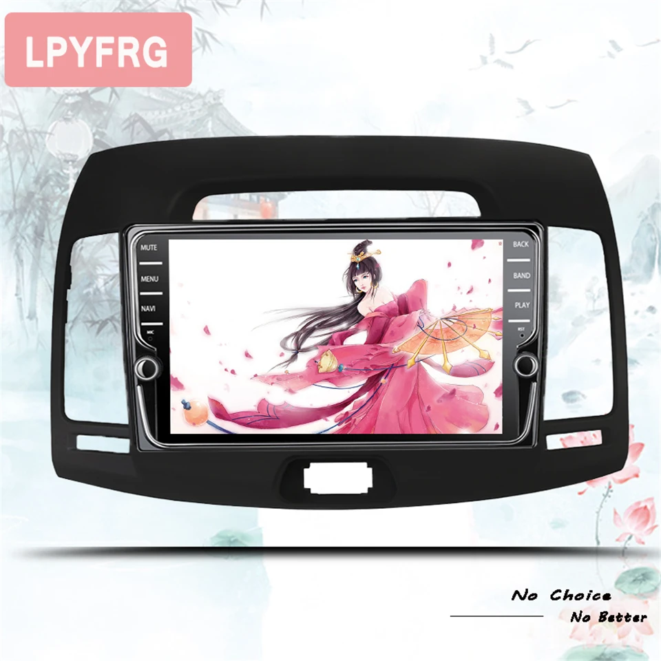 1280*720 Android 10 0 автомобильный DVD плеер для Hyundai Elantra 2007 08 2009 2010 2011 Bluetooth GPS навигация