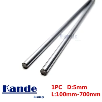 

Kande Bearings 1pc d: 5mm 3D printer rod shaft 5mm linear shaft chrome plated rod shaft CNC parts 230mm 100mm 100-600mm