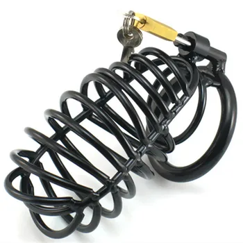 

Cock Rings Metal Penis Ring Dick Cage Fetish Sex Toys For Men Gay Lockable Chastity Devices Bondage Slave Restraints Adult Games