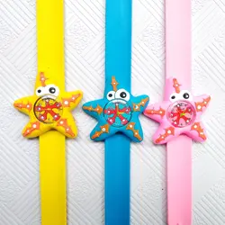 Slap Ring детские часы 3D подводный мир пятиконечная звезда kelp детские часы дети девочки мальчики часы Детские кварцевые наручные часы