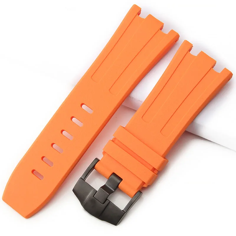 Watch strap male silicone strap suitable for AP love 15703 royal oak