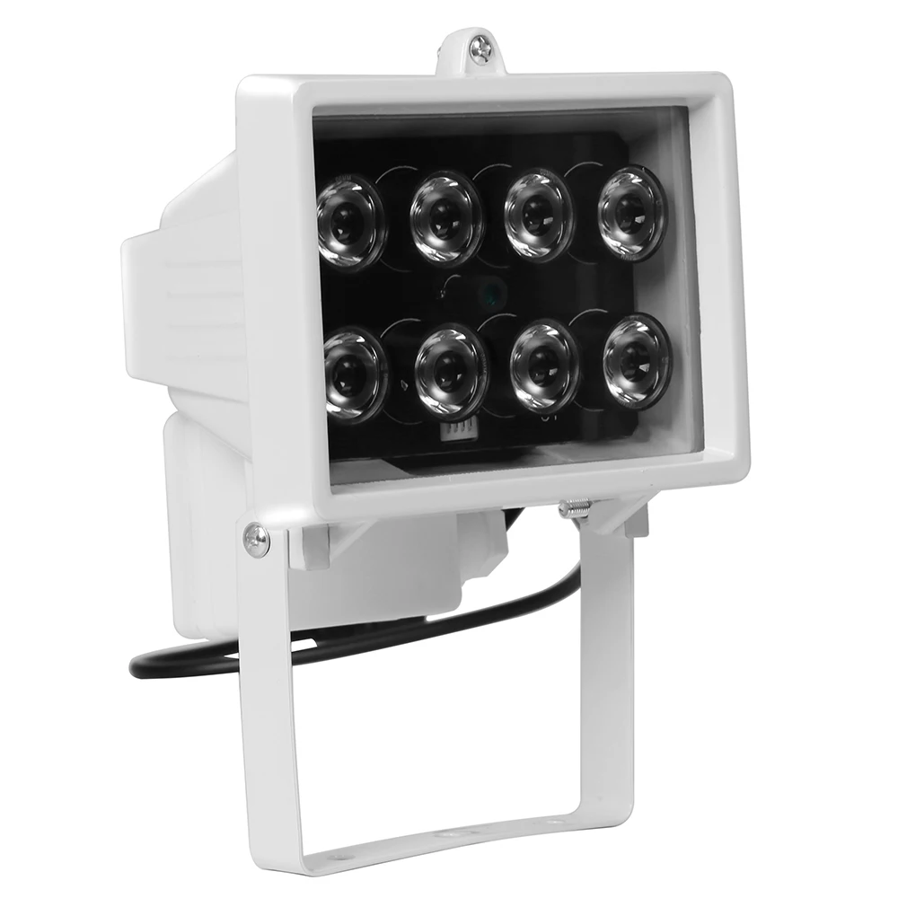  CCTV 8PCS IR LEDS Array IR illuminator infrared lamp Waterproof Metal Night Vision CCTV Fill Light  - 32648286772