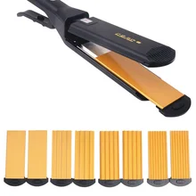 100-240 В 4 In1 электрические бигуди для волос Керамика профессиональной укладки волос щипцы для завивки прибор для завивки волос выпрямитель с 4 керлинг пластины