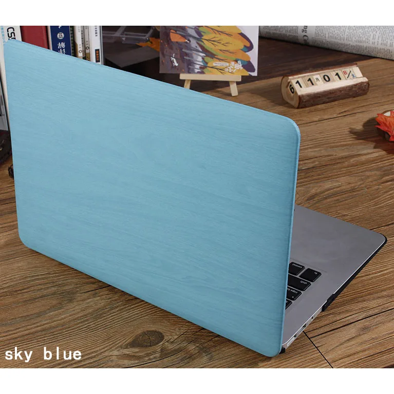 JUNWER деревянный из искусственной кожи чехол для Macbook Air Pro retina 13 дюймов Чехол Жесткий Чехол сумка для ноутбука для Apple Macbook Air 13,3 чехол - Цвет: 7