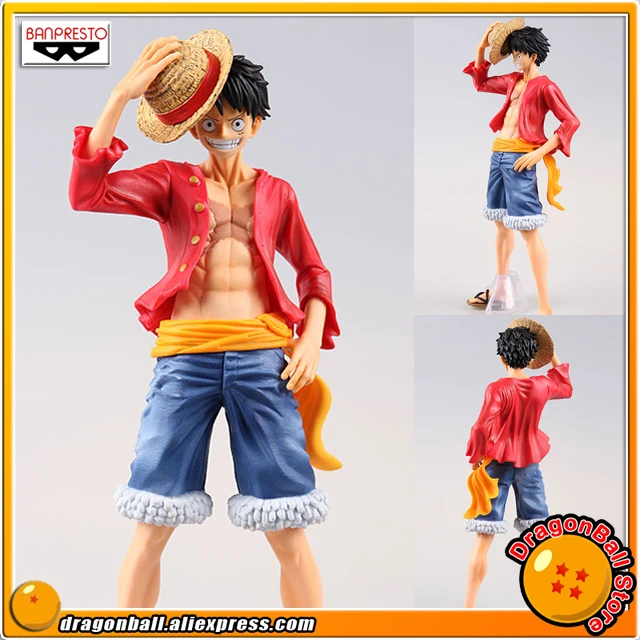 Japan Anime ONE PIECE Original Banpresto MEMORY FIGURE Collection Figure - Monkey D. Luffy japan anime one piece original banpresto creator x creator pvc collection figure dracule mihawk