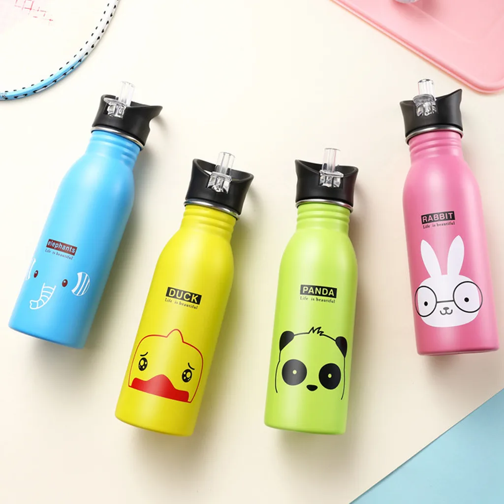 

Explosion Sport Water Bottles 500ml Outdoor Travel Portable Leakproof Stainless Steel Drink Bottle Travel Camping Cold Kettle