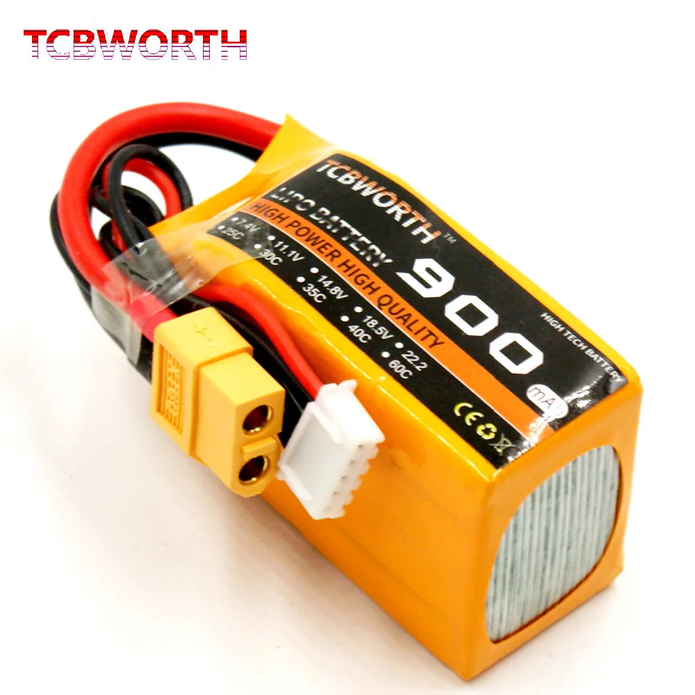 

TCBWORTH 6S 22.2V 900mAh 25C RC LiPo battery For RC Helicopter Airplane Car Boat Quadrotor Remote Control Li-ion battery