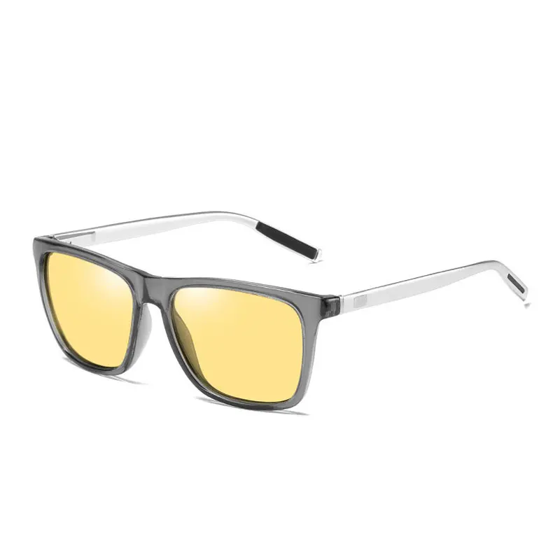 LIKEU'S поляризованные солнцезащитные очки мужские поляризованные очки-хамелеоны мужские сменные цветные солнцезащитные очки HD День ночного видения вождения очки - Цвет линз: NO.6