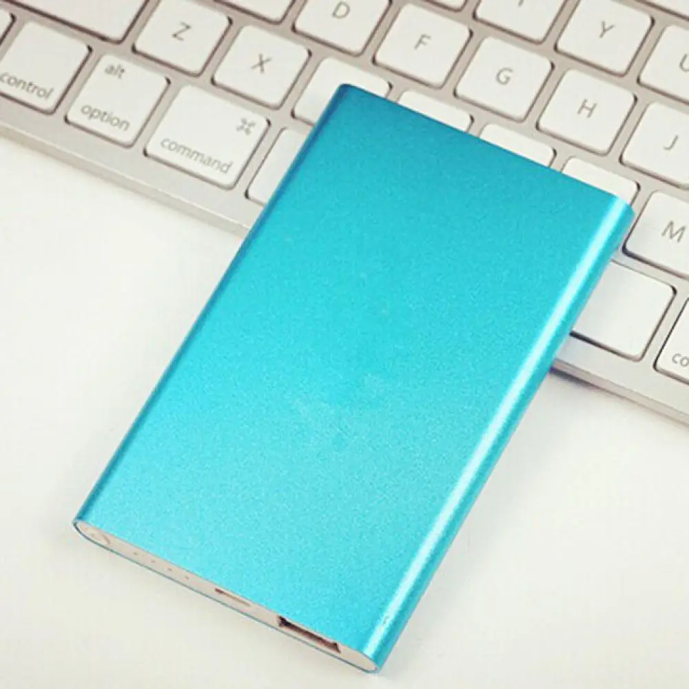 12000 мАч Портативный Ультратонкий внешний аккумулятор USB зарядное устройство Внешний аккумулятор для мобильных телефонов Зарядка для Xiaomi iPhone повербанк - Цвет: Blue