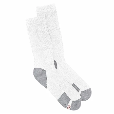 White mens ComfortBlend Crew Socks 6-Pack - Size 10-13 (1)