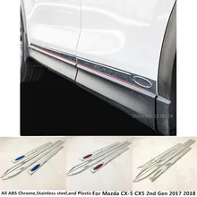 Автомобильный боковой двери Накладка молдинга поток лампы панель бампер молдинг корпуса 4 шт. для Mazda CX-5 CX5 2nd Gen