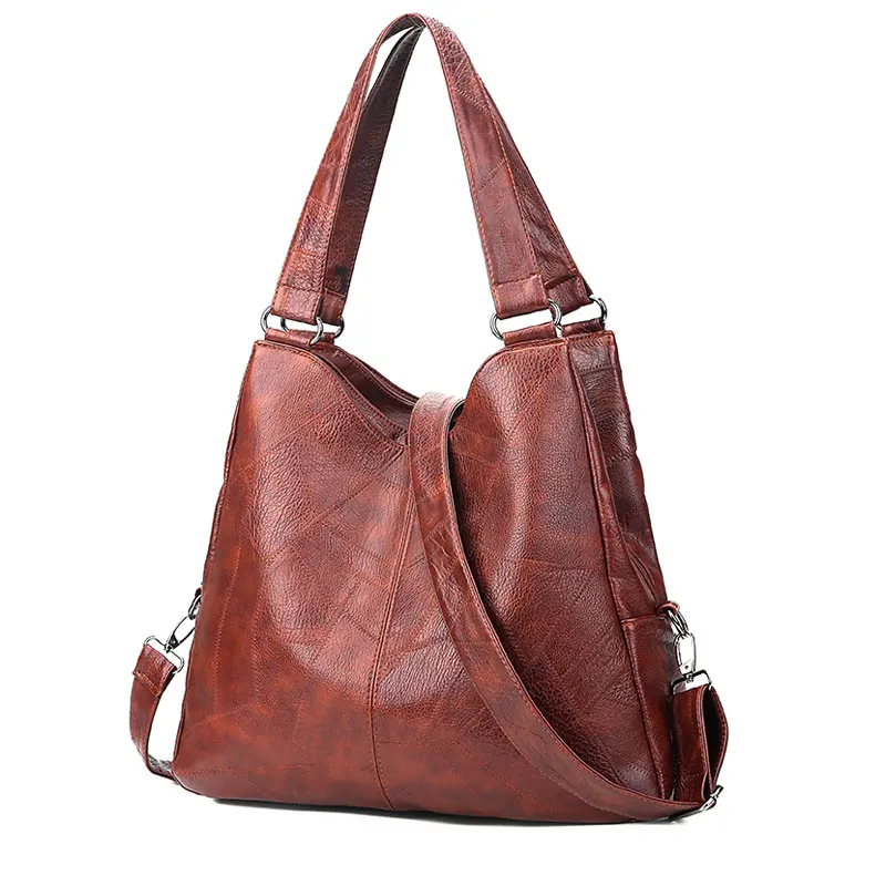 

Vintage Womens Handbags Female Solid Multi-pocket Shoulder Bags Designer Sac A Main Casual Big Totes Daily Shopping Bags Bolsas
