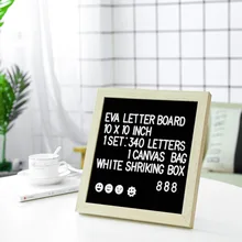 

Meijuner Hot Sale Felt Letter Board Sign Message Home Party Decor Board Changeable Letter Boards White Plastic Letters 10" * 10