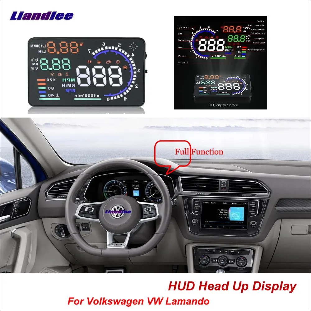 Liandlee Автомобильный дисплей HUD для Volkswagen VW Lamando 2014-2018 динамическое Вождение
