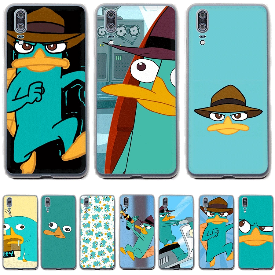 Чехол для телефона Perry The Platypus Huawei P8 P9 P10 P20 P30 Lite Plus Pro P Smart Cover | Мобильные телефоны и