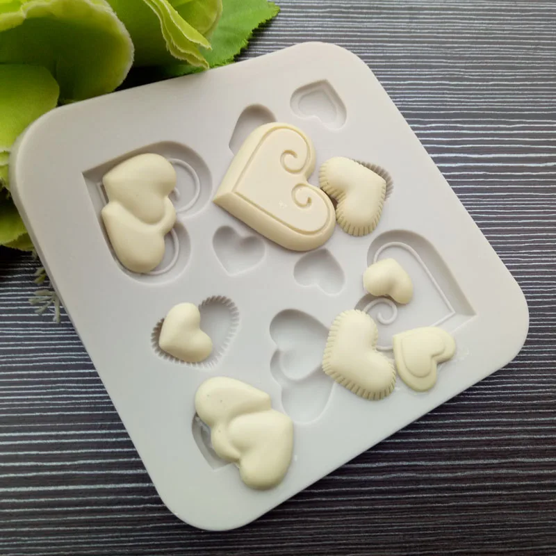 

Care chocolate silicone mold Cookie mold Cake decoration tools