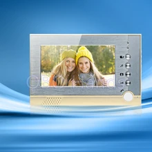 7 ”TFT-LCD monitor de pantalla video de la puerta teléfono sin sistema de seguridad de intercomunicación timbre de la cámara de vídeo para el hogar con precios más bajos