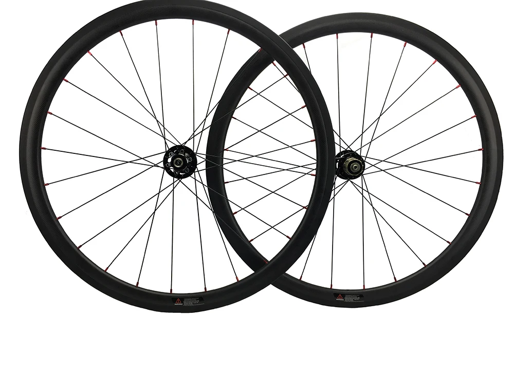 

38mm Disc Brake Carbon Wheel Thru Axle Hub or QR /Skewers Version Road Cyclocross Disc Brake Wheel Set Clincher/Tubular 700C