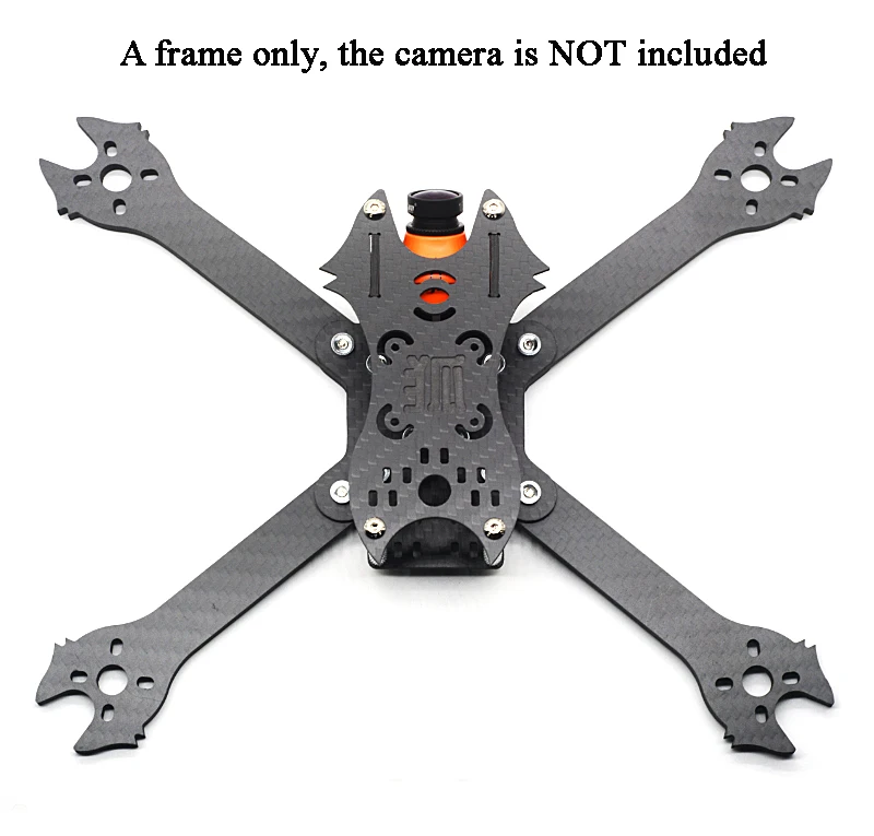 

1PC 220mm Wheelbase FPV Frame Freestyle X 4mm thick Arm Support Max 5.1inch Prop For RC Drone Racing DIY Parts Acc