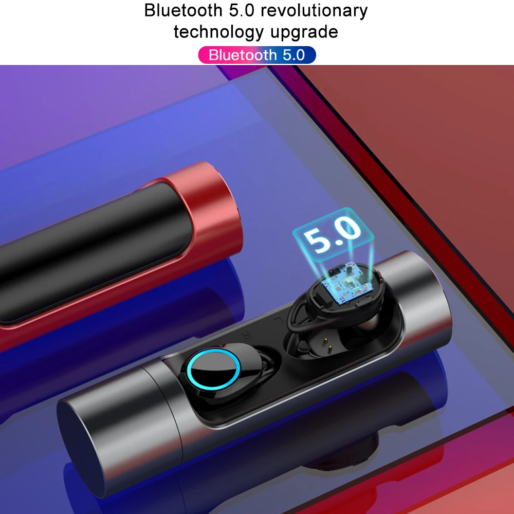 X8 Touch Control TWS Bluetooth 5 0 Earphone Waterproof IPX7 With Microphone Stereo Headset Charging box