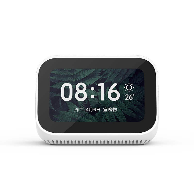 

AI Touch Screen bluetooth 5.0 Speaker Digital Display Alarm Clock WiFi Smart Connection Speaker Mi speaker