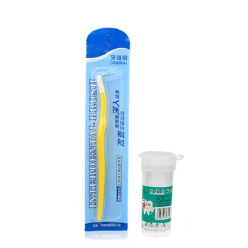 

L Shaped Interdental Brush Orthodontic Toothbrushes Soft Dental Oral Care Brushes Cleaning