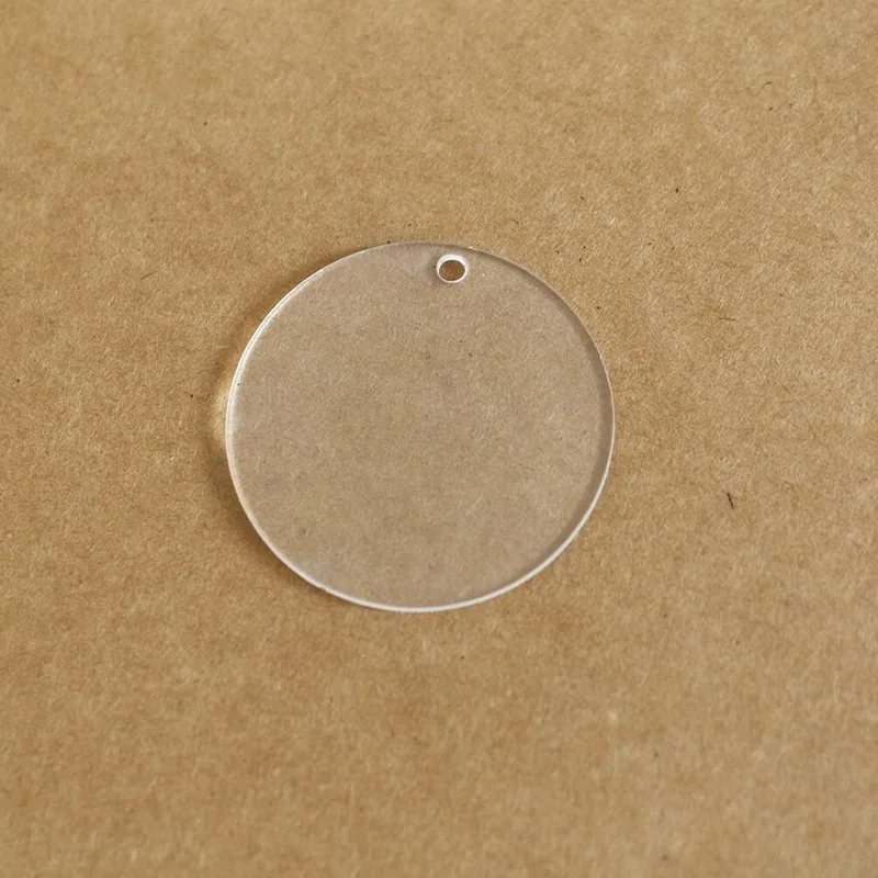 Clear Acrylic Circle Unfinished Acrylic Round Acrylic Blanks plain